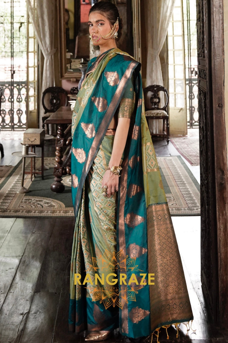 Royal Mosaic Pochampally Saree