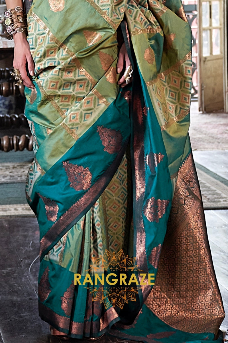Royal Mosaic Pochampally Saree