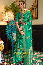 Royal Classic Woven Banarasi Satin Silk Saree
