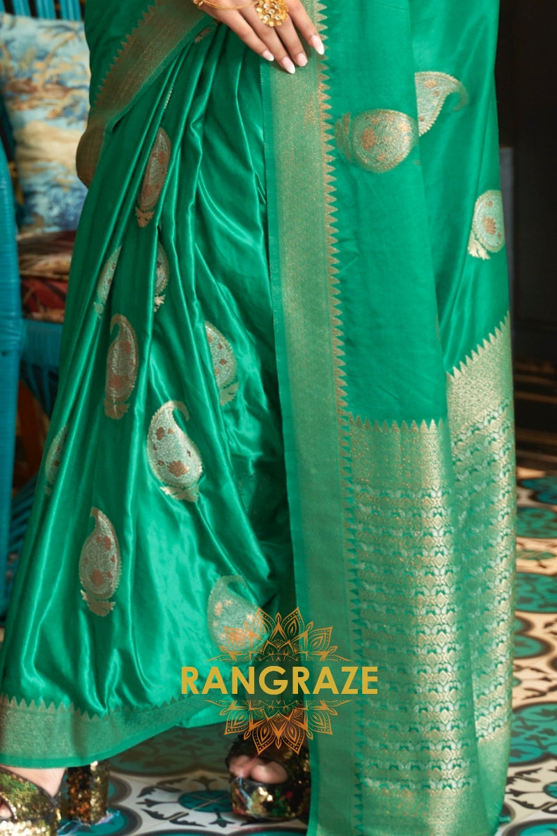 Royal Classic Woven Banarasi Satin Silk Saree