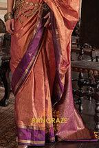 Rudra Flame Tussar Royale Saree