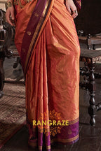 Rudra Flame Tussar Royale Saree