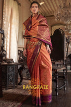 Rudra Flame Tussar Royale Saree