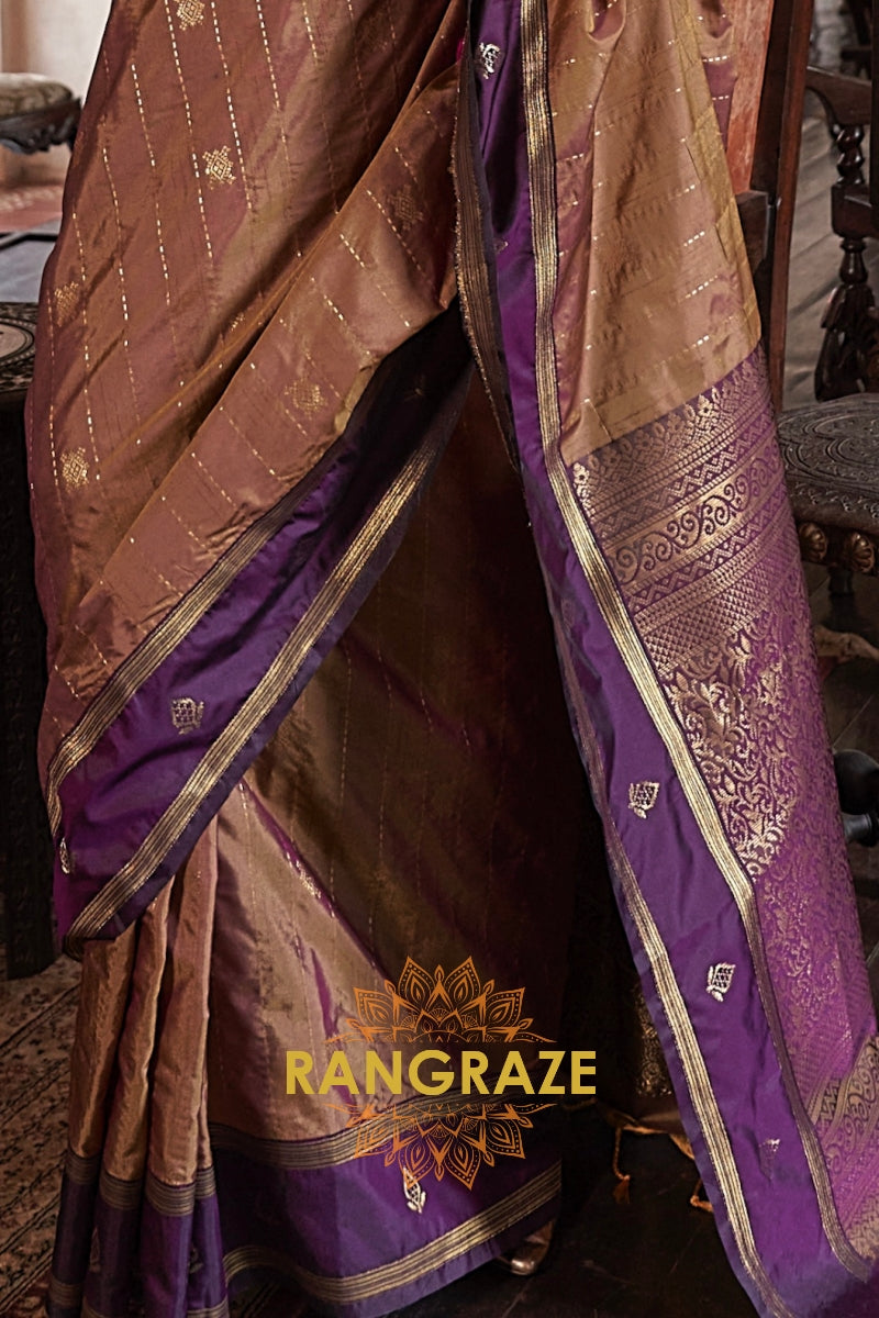 Royal Dusk Tussar Saree