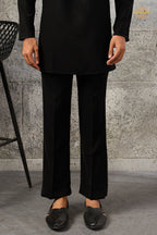 Black Bead Work Japanese Men Kurta Pajama